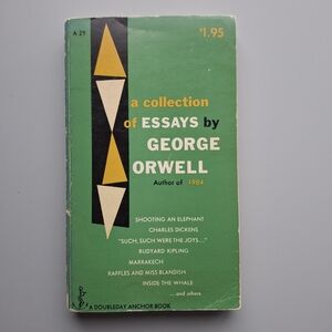 George Orwell A Collection Of Essays Book Classic Nonfiction Reading For Adults